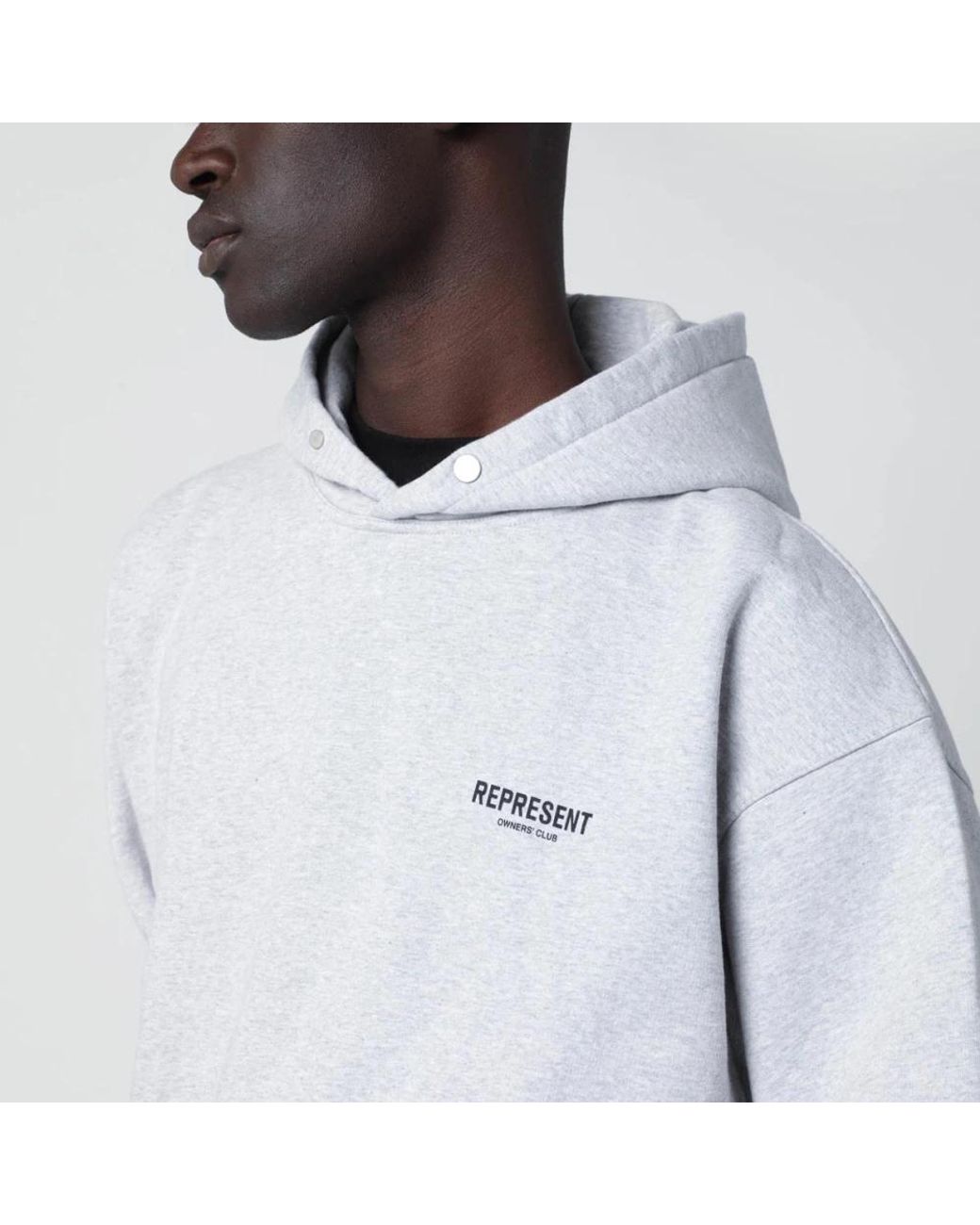 Represent Gray Hoodies for men