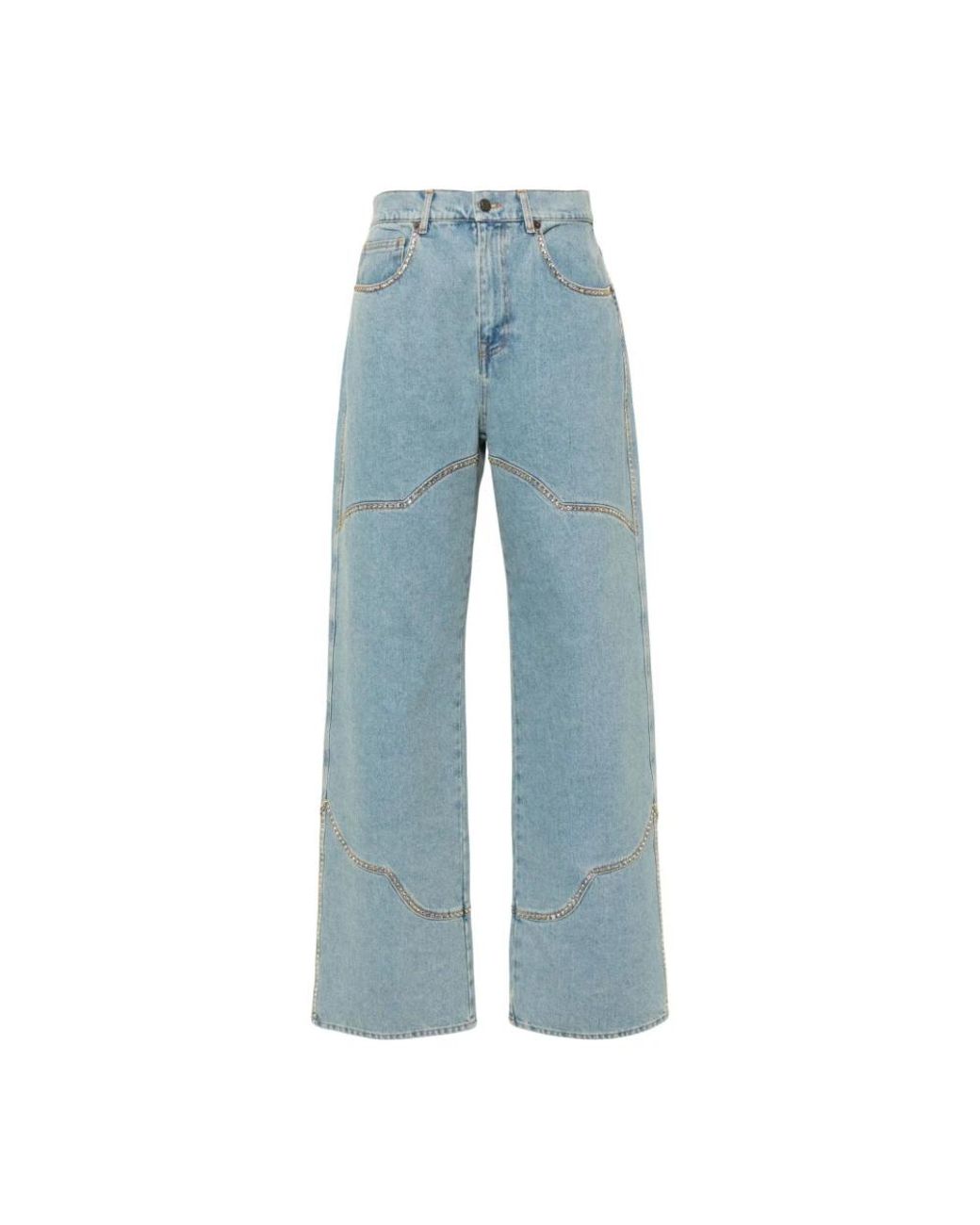 GIUSEPPE DI MORABITO Blue Straight Fit Jeans