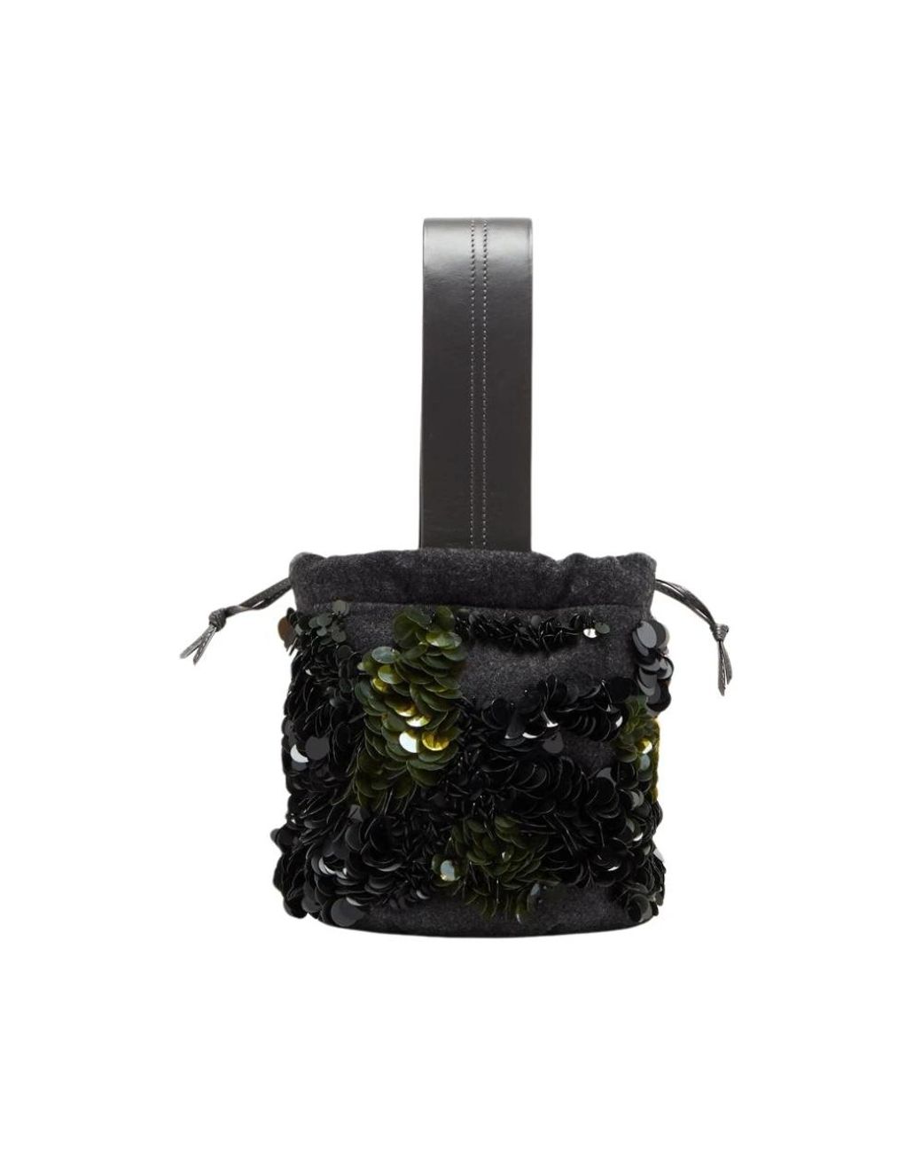 Plan C Black Bucket Bags