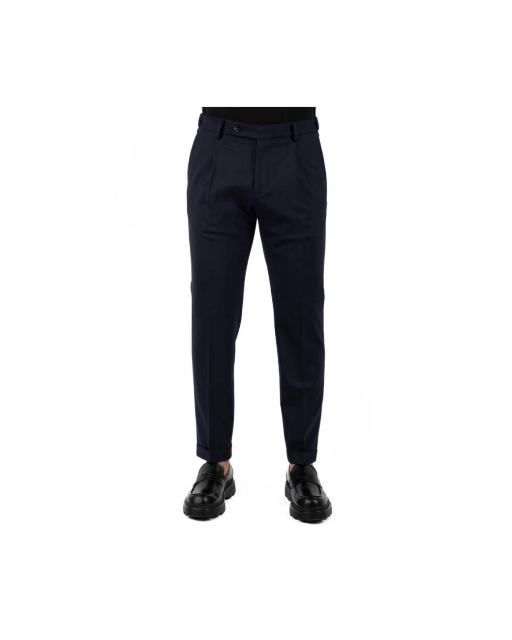 Berwich Blue Suit Trousers for men