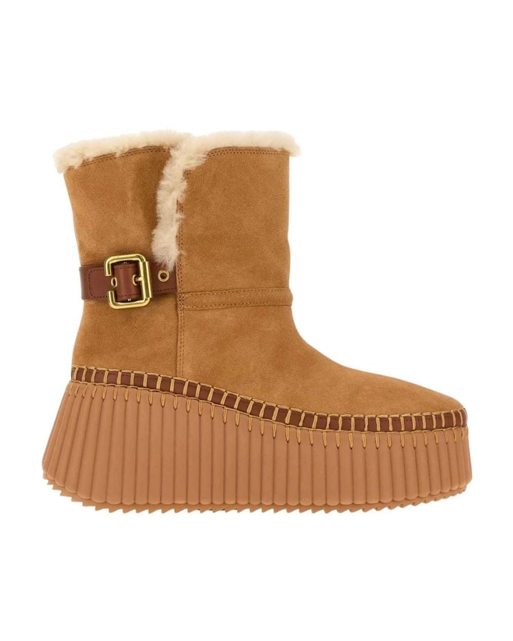 Chloé Brown Ankle Boots