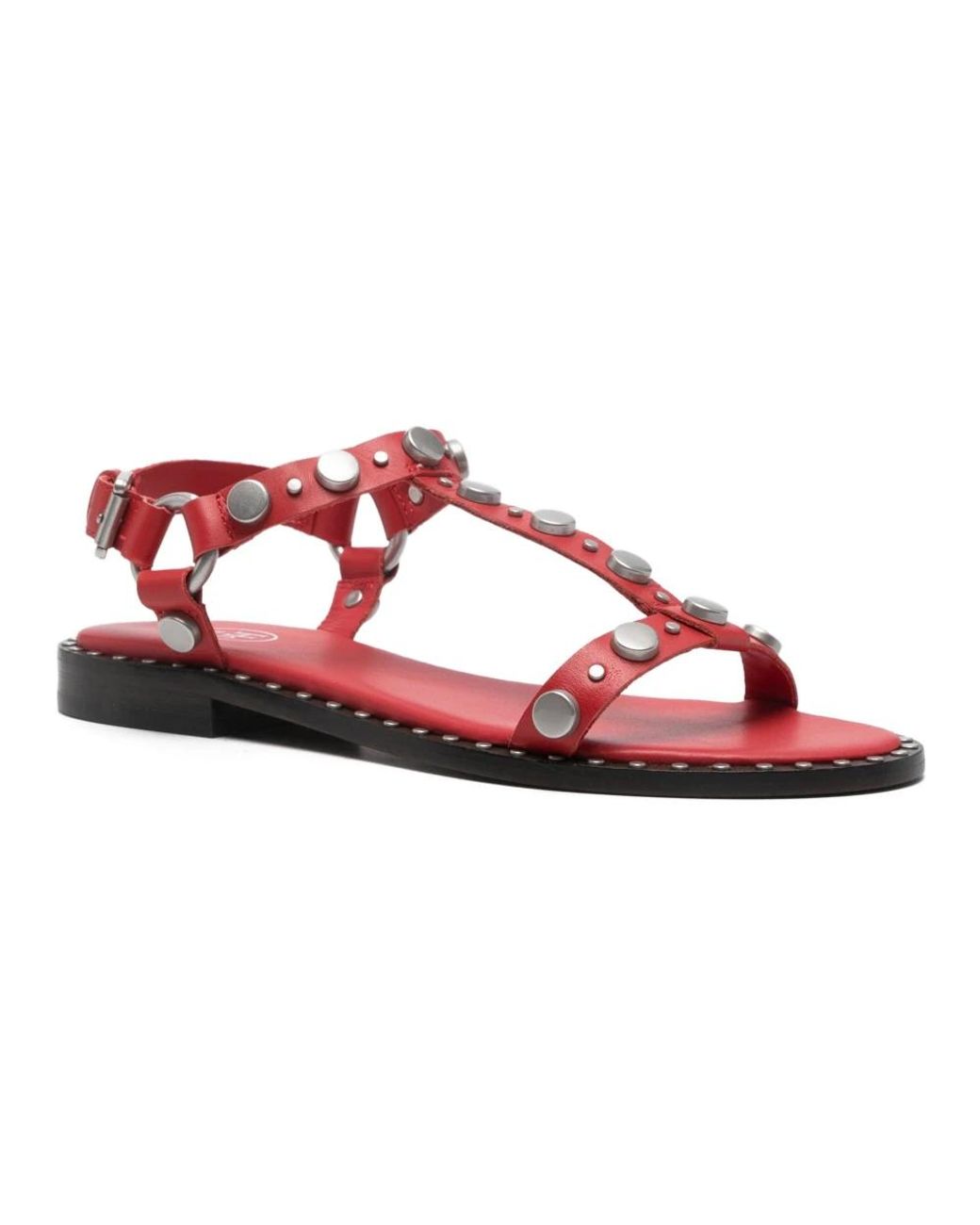 Ash Red Prisma 04 Flache Sandale