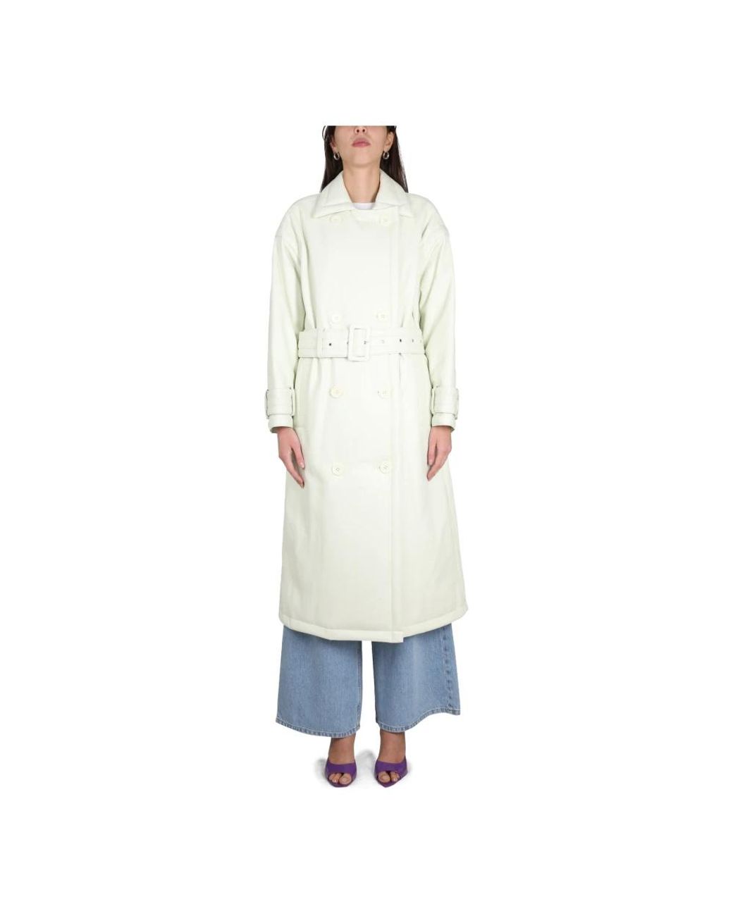 Stand Studio White Trench Coats