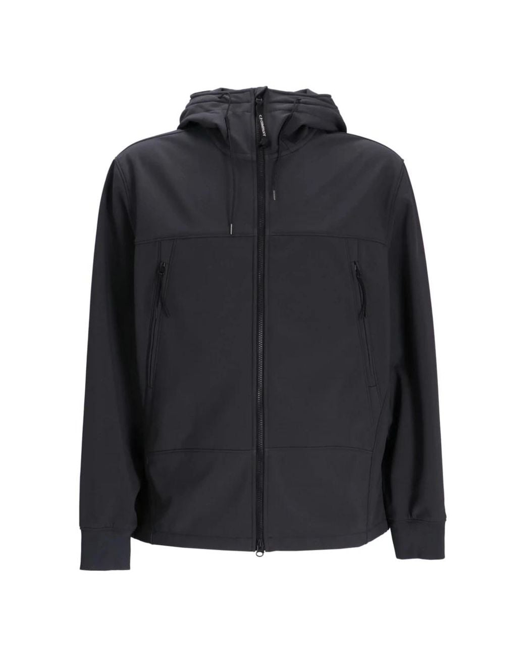 C P Company Black Winter Jackets for men