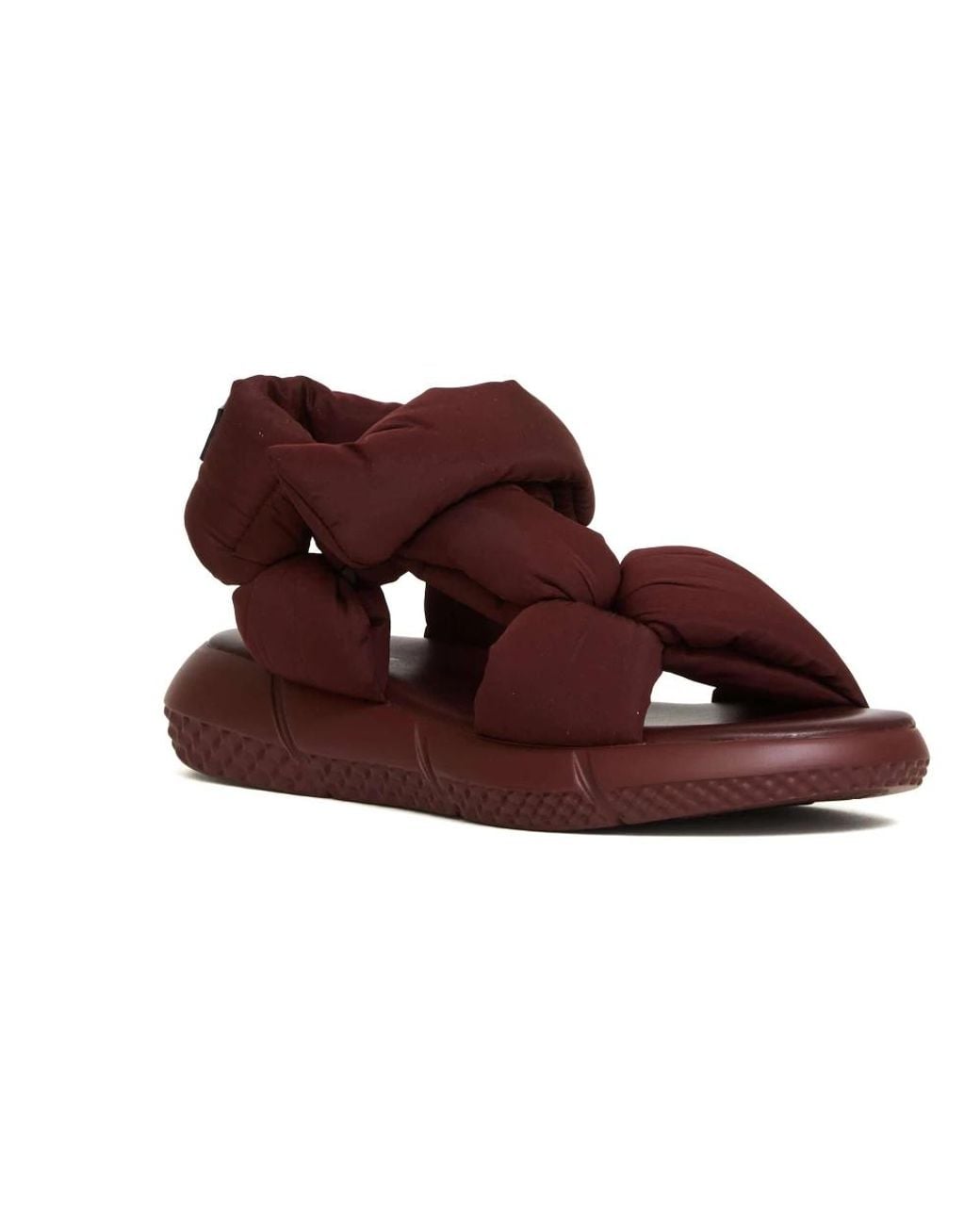 Elena Iachi Brown Flat Sandals