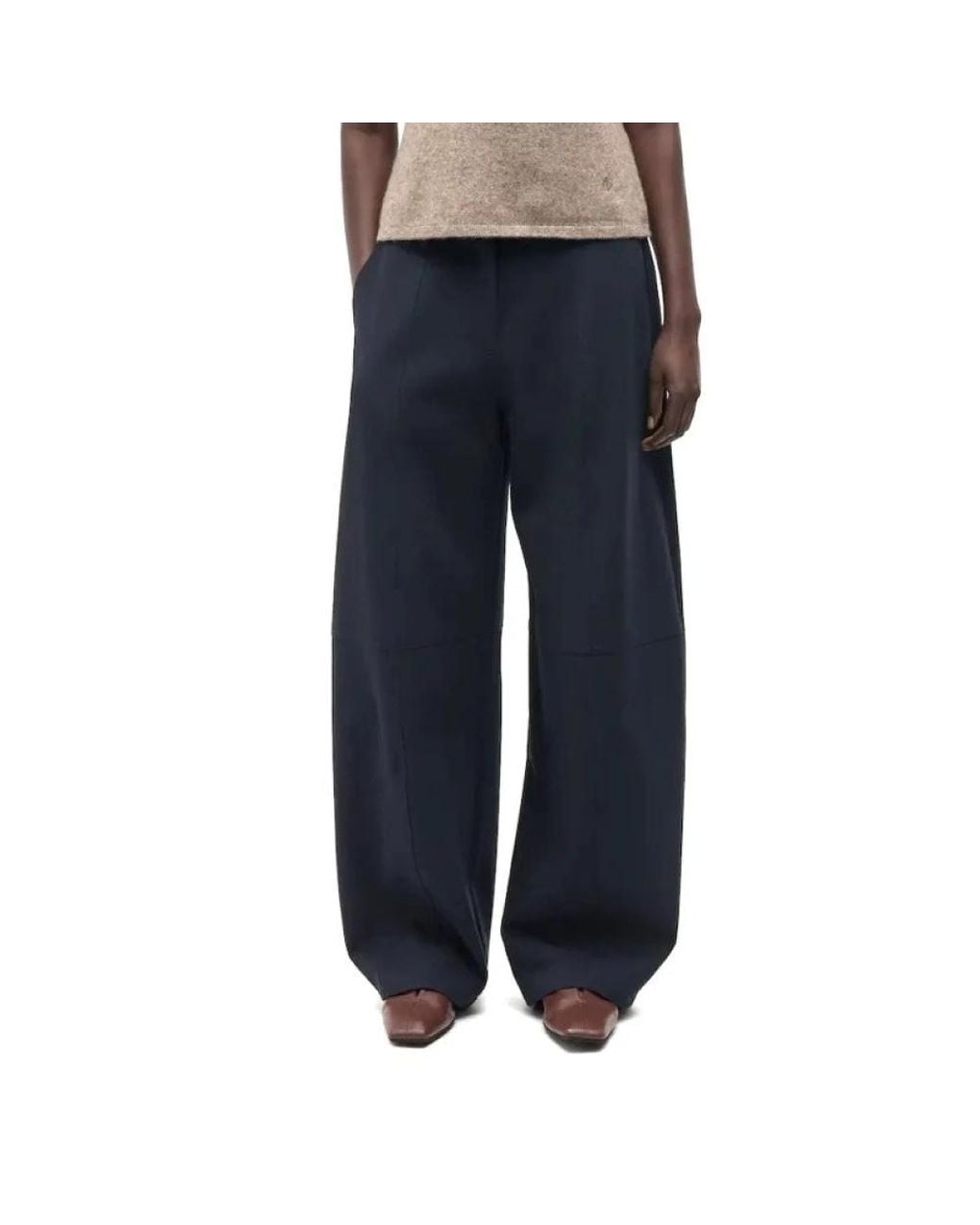 Wide Trousers Samsøe & Samsøe de color Blue