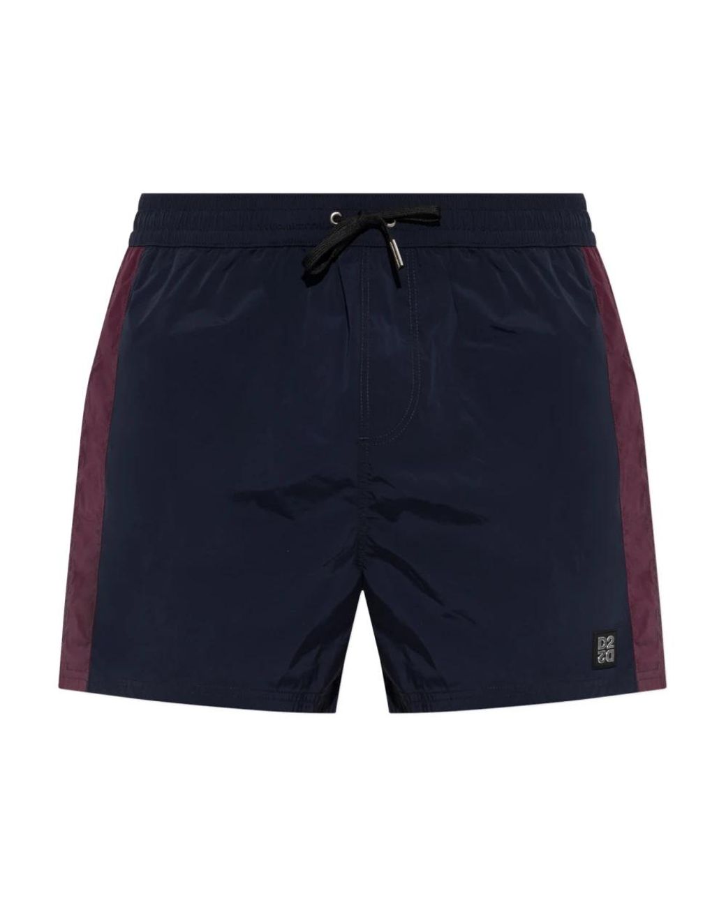 DSquared² Logo Zwemshorts in het Blue voor heren