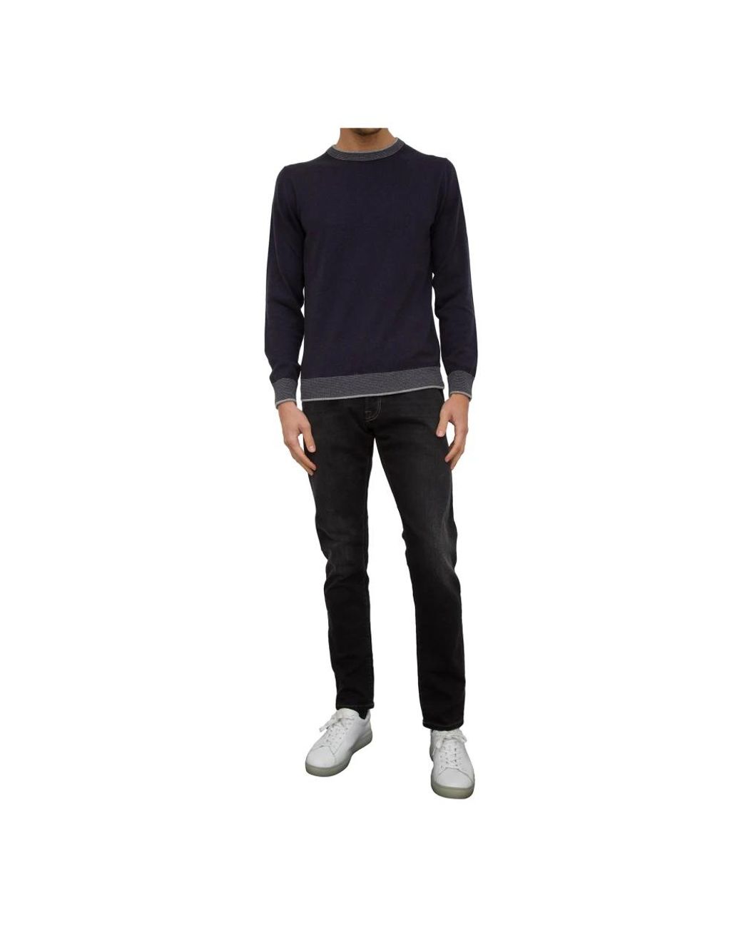 PT Torino Black Slim Fit Jeans for men