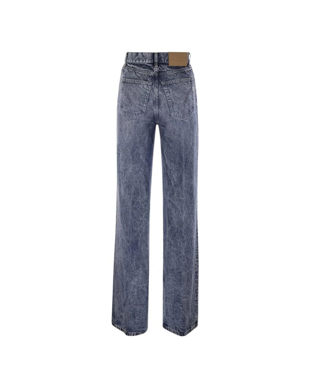 Dondup Blue Straight Jeans for men