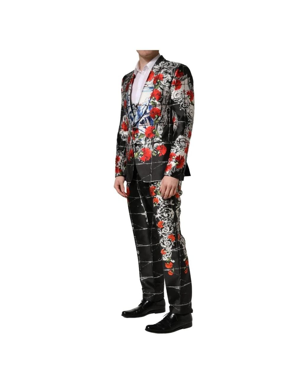 Dolce & Gabbana Black Single Breasted Suits for men