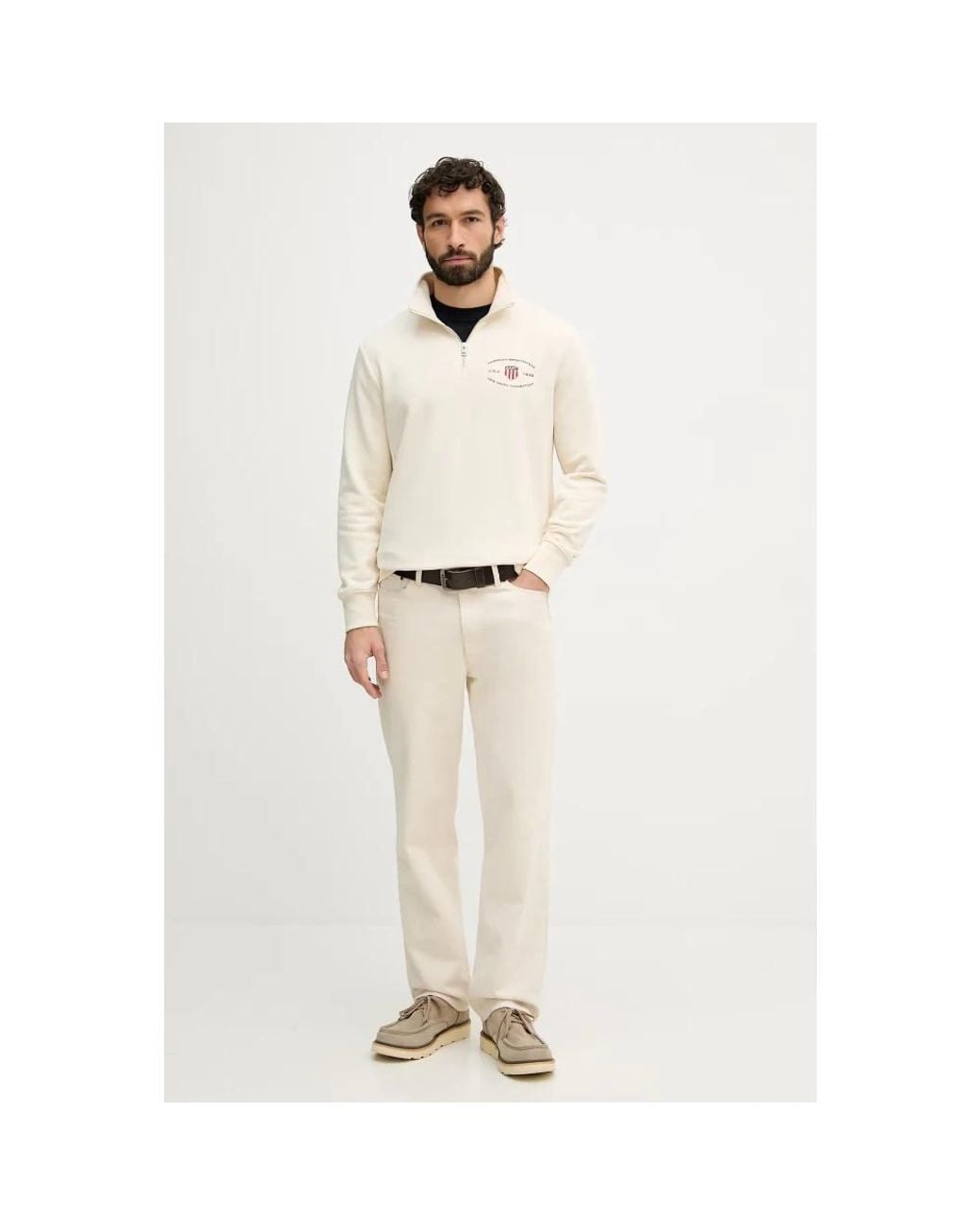 Zip-Throughs Gant de hombre de color Natural