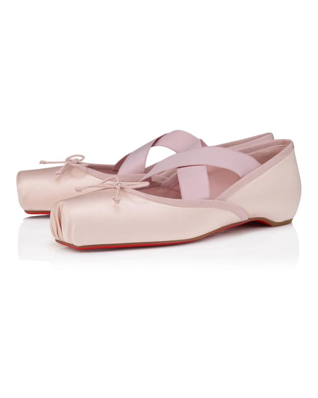 Christian Louboutin Pink Ballerina Shoes