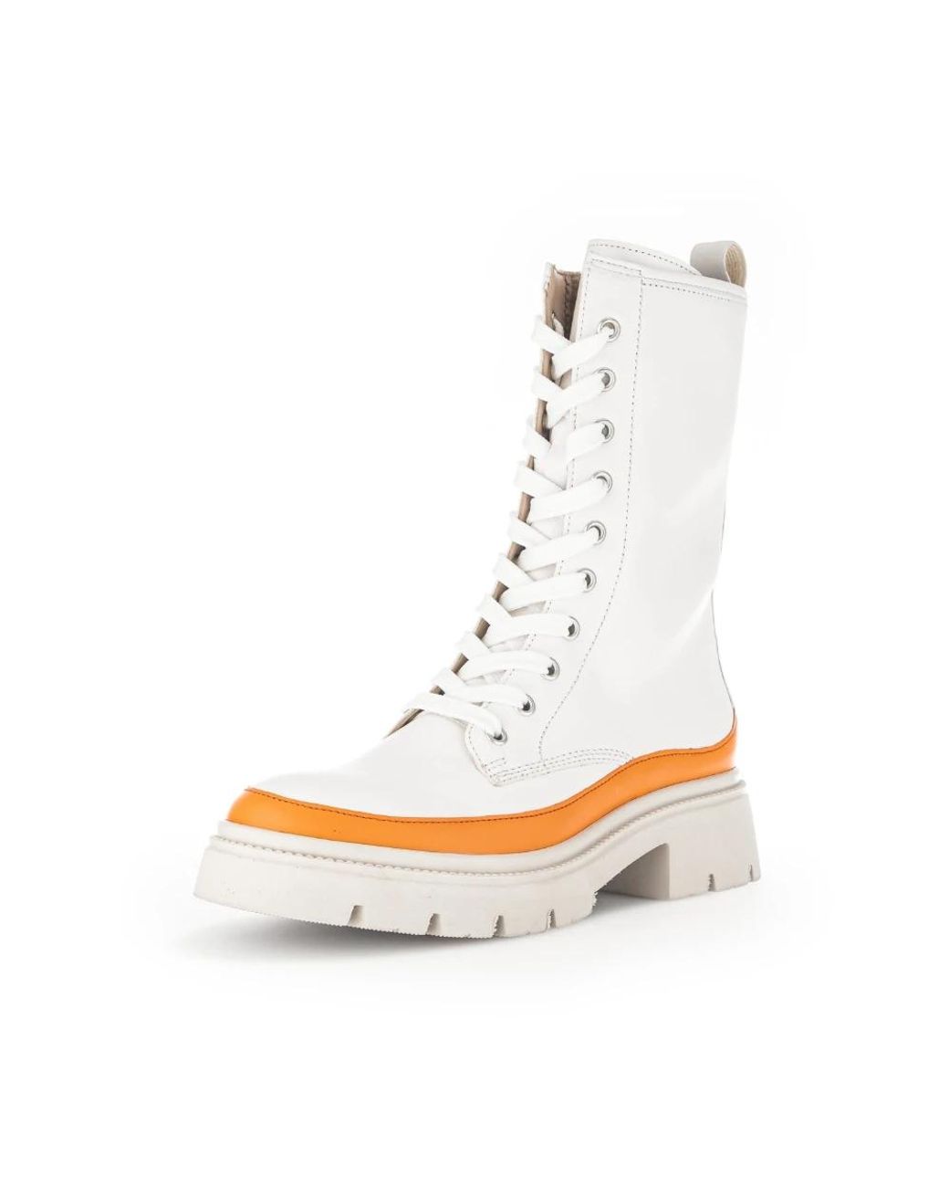Gabor White Stylischer stiefelette