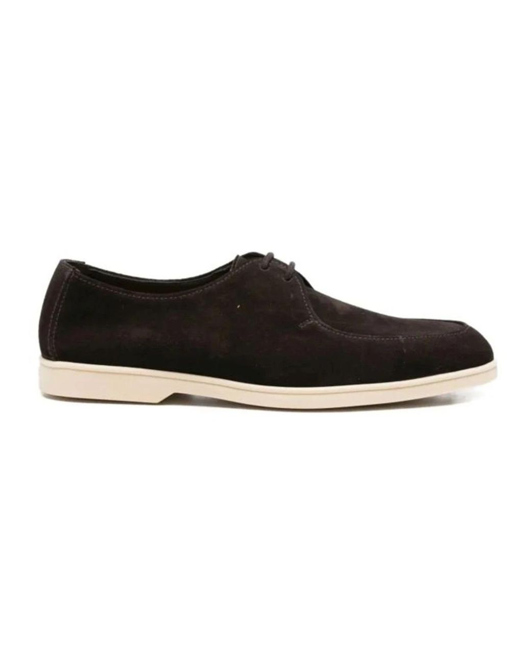 Doucal's Black Laced Shoes for men