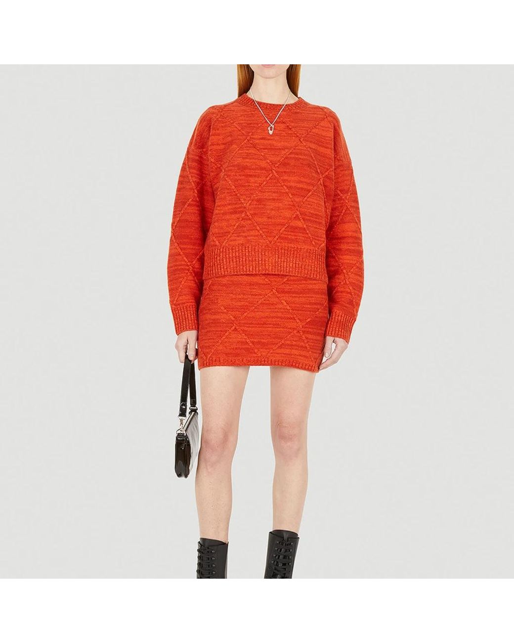 Wynn Hamlyn Red Short Skirts