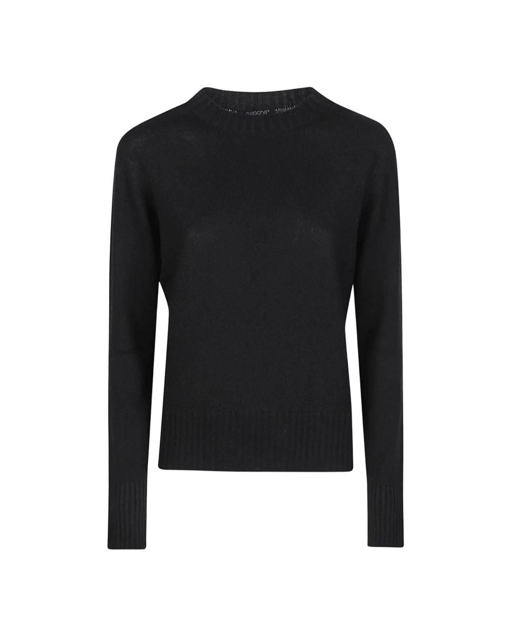 Aragona Black Round-Neck Knitwear