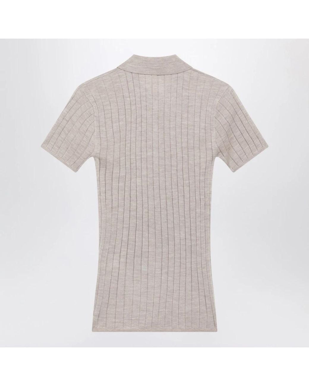 Totême Gray Polo Shirts
