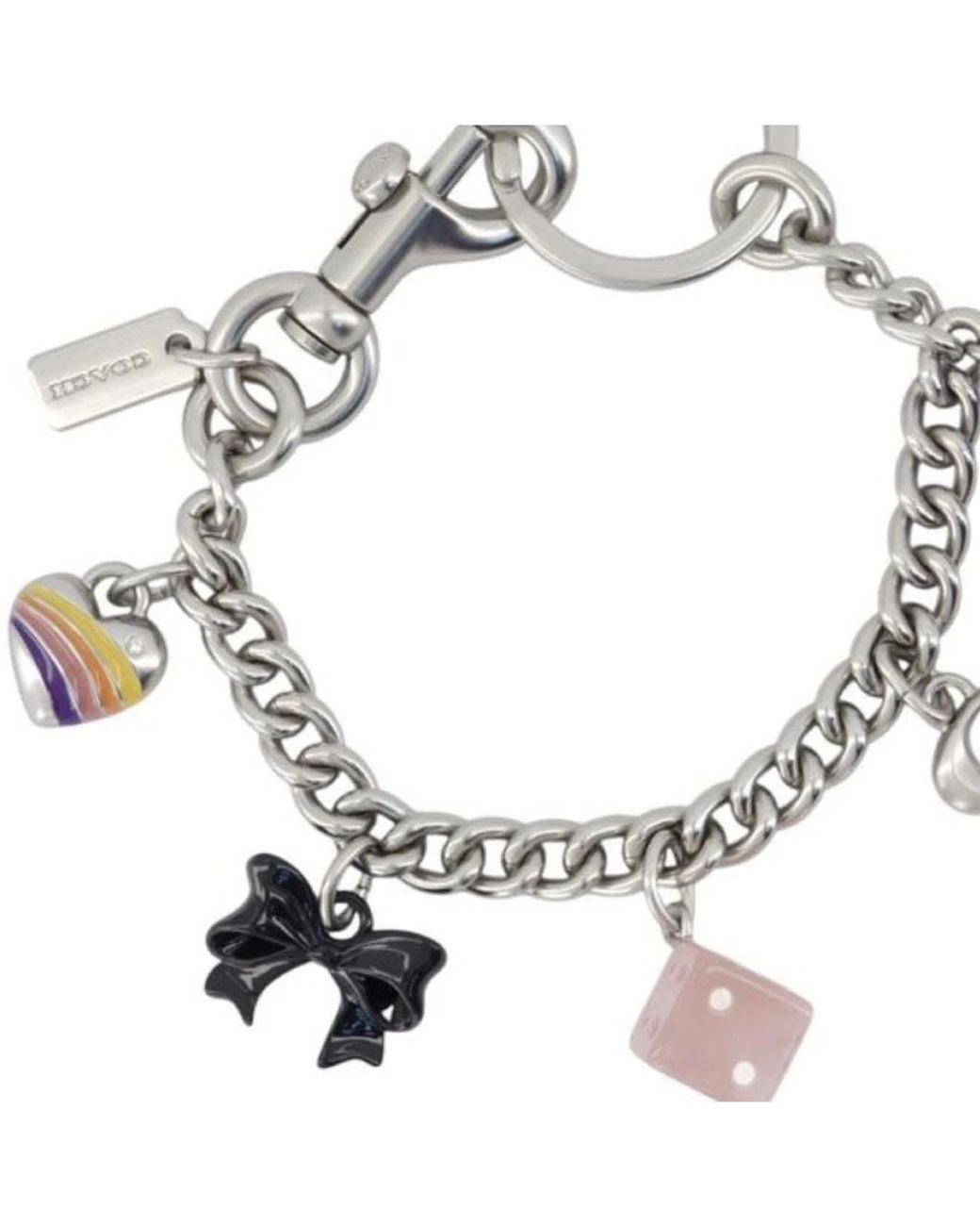 COACH Metallic Keychains