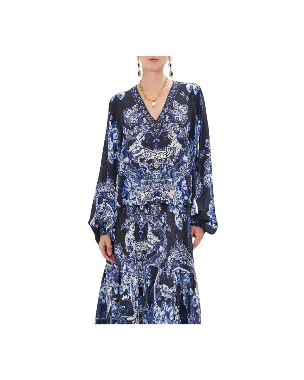 Blouses Camilla de color Blue