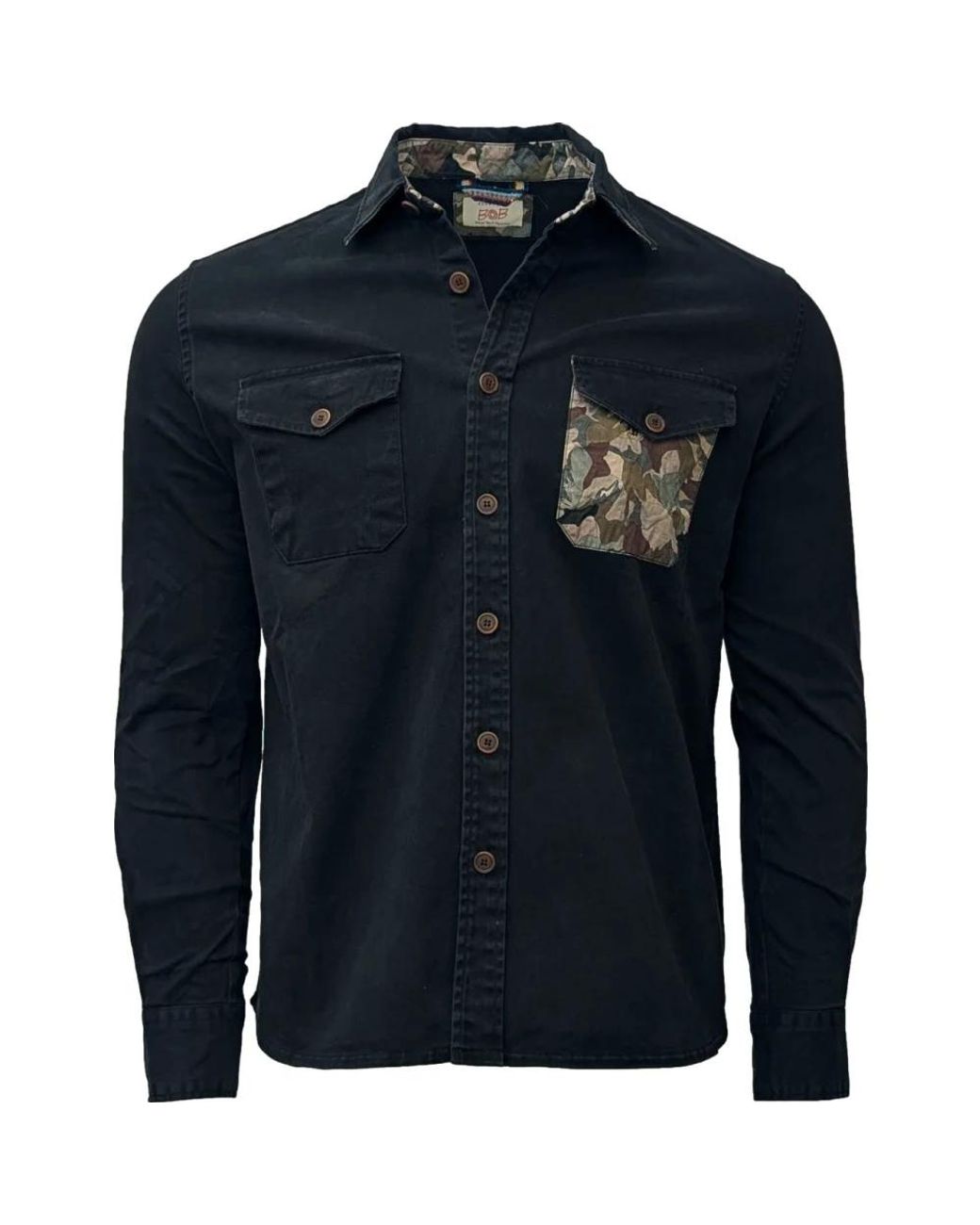 Bob Casual Shirts in het Blue voor heren