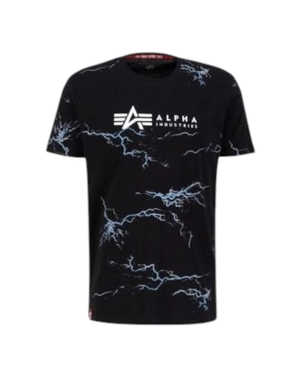 Alpha Industries T-Shirts in het Black voor heren