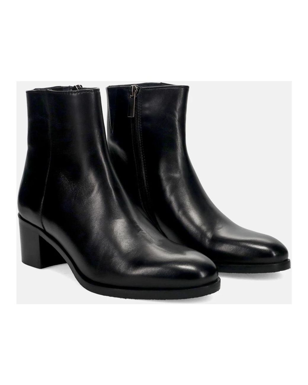 Calpierre Black Heeled Boots
