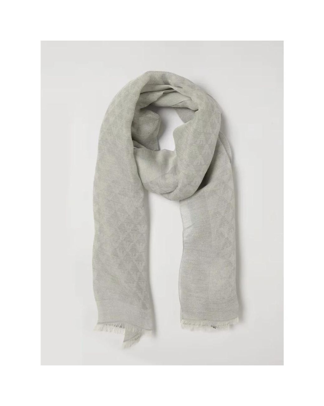 Emporio Armani Gray Scarves