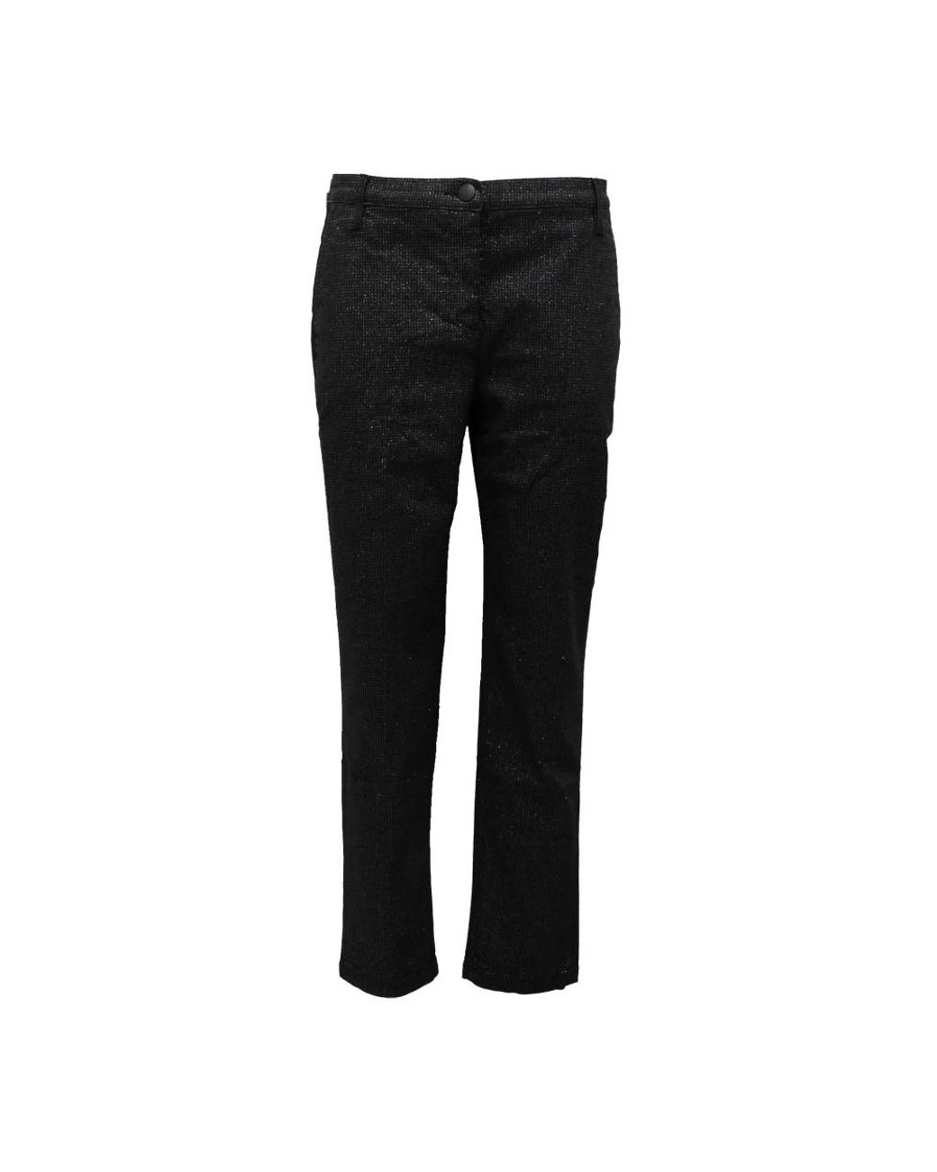 Jacob Cohen Black Slim-Fit Trousers