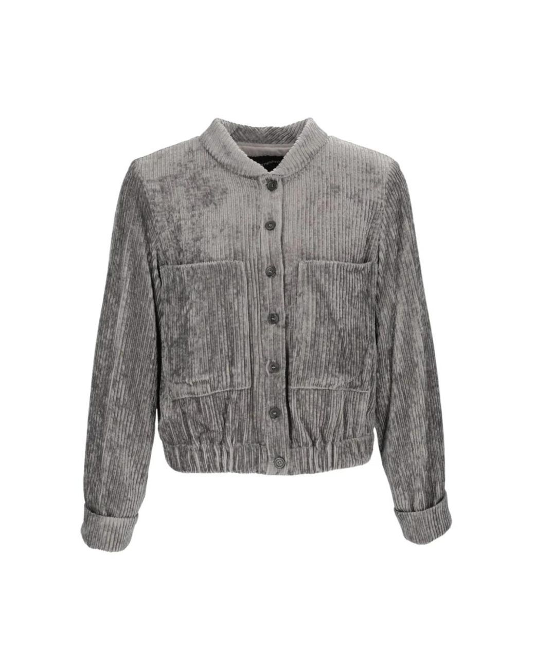 Emporio Armani Gray Light Jackets