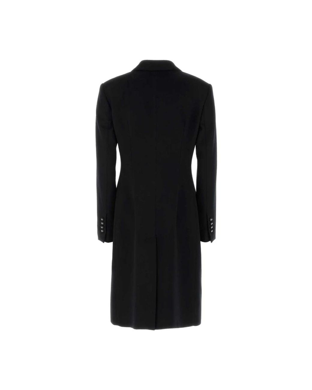 Dolce & Gabbana Black Single-Breasted Coats