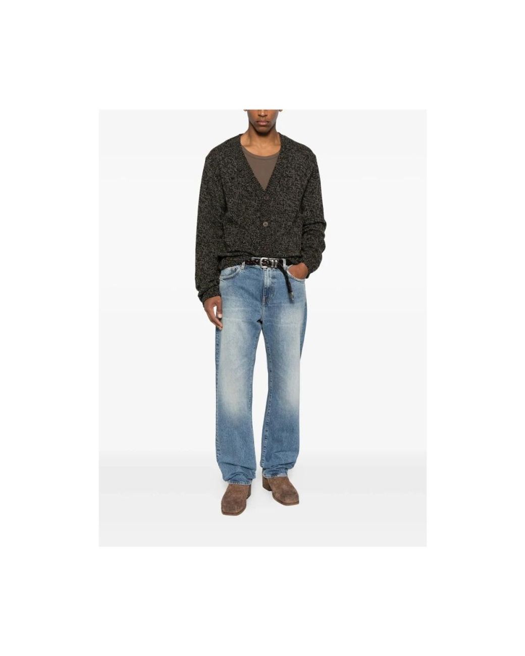 BLK DNM Blue Straight Fit Jeans for men