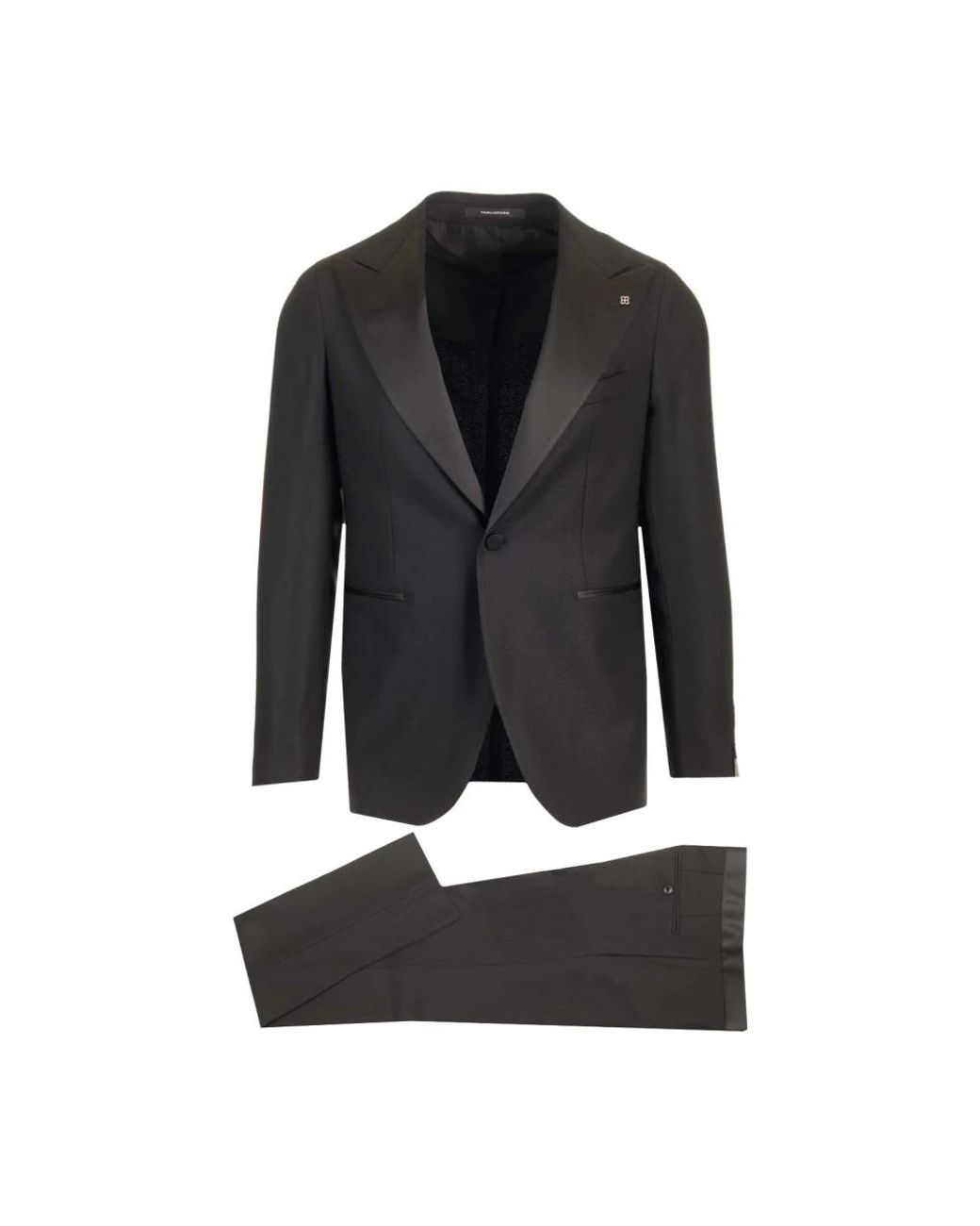 Tagliatore Smoking Met Revers in het Black voor heren