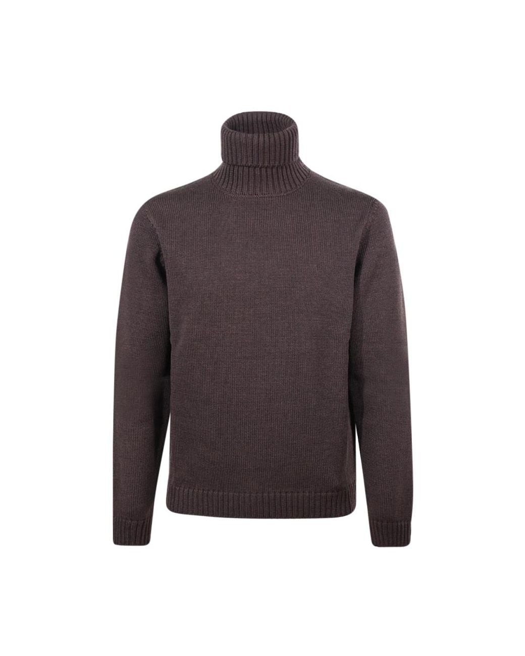 Zanone Gray Turtlenecks for men