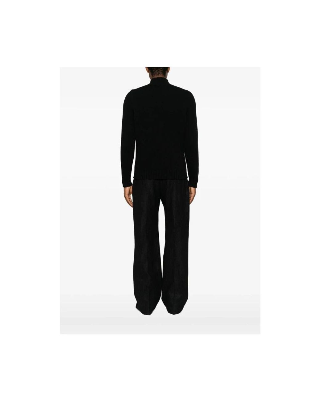 Fedeli Black Turtlenecks for men