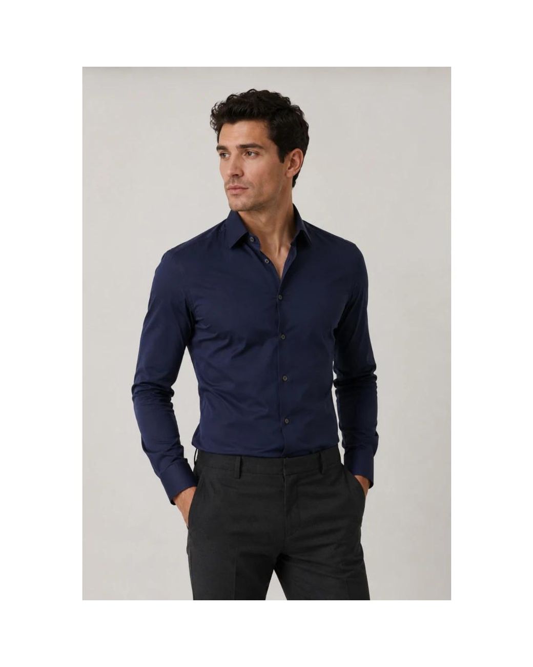 CoSTUME NATIONAL Blue Formal Shirts for men
