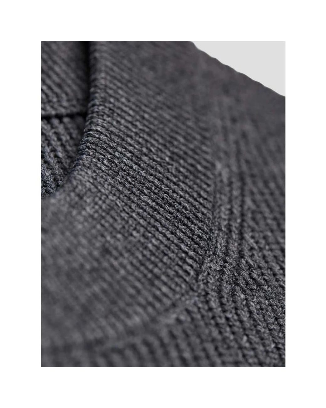 Unity Original Gray Round-Neck Knitwear for men