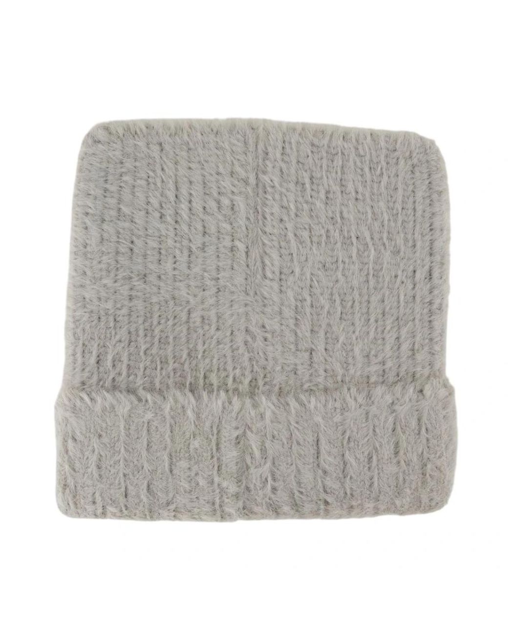 Casablanca Gray "Fluffy" Nylon Square Hat for men