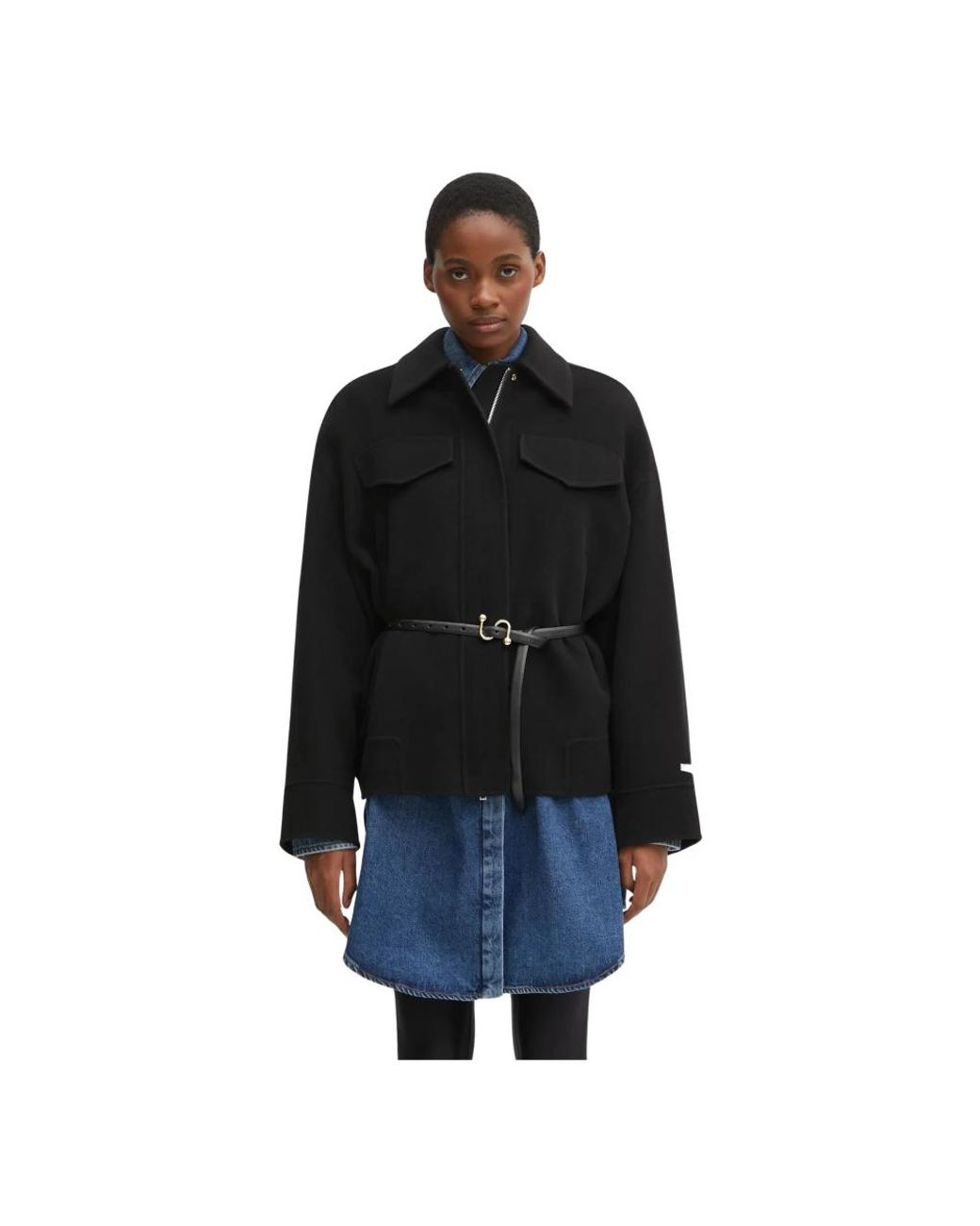 Sportmax Lichte Jassen in het Black