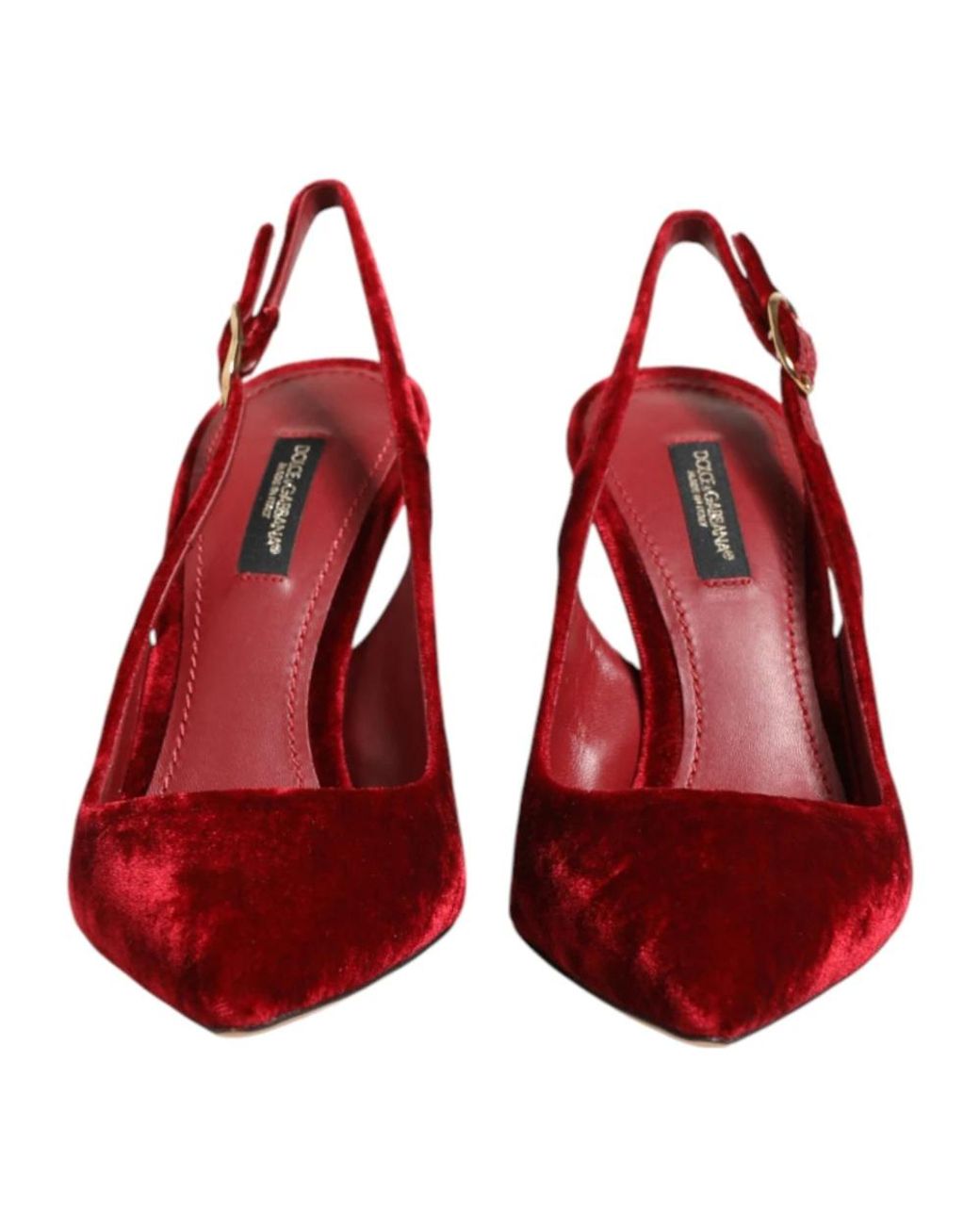 Dolce & Gabbana Red Slingbacks