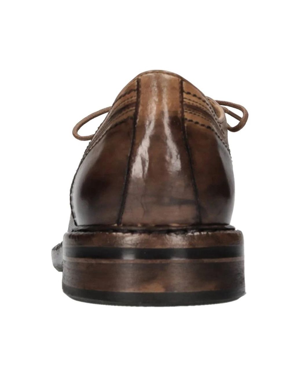 Hundred 100 Brown Laced Shoes for men
