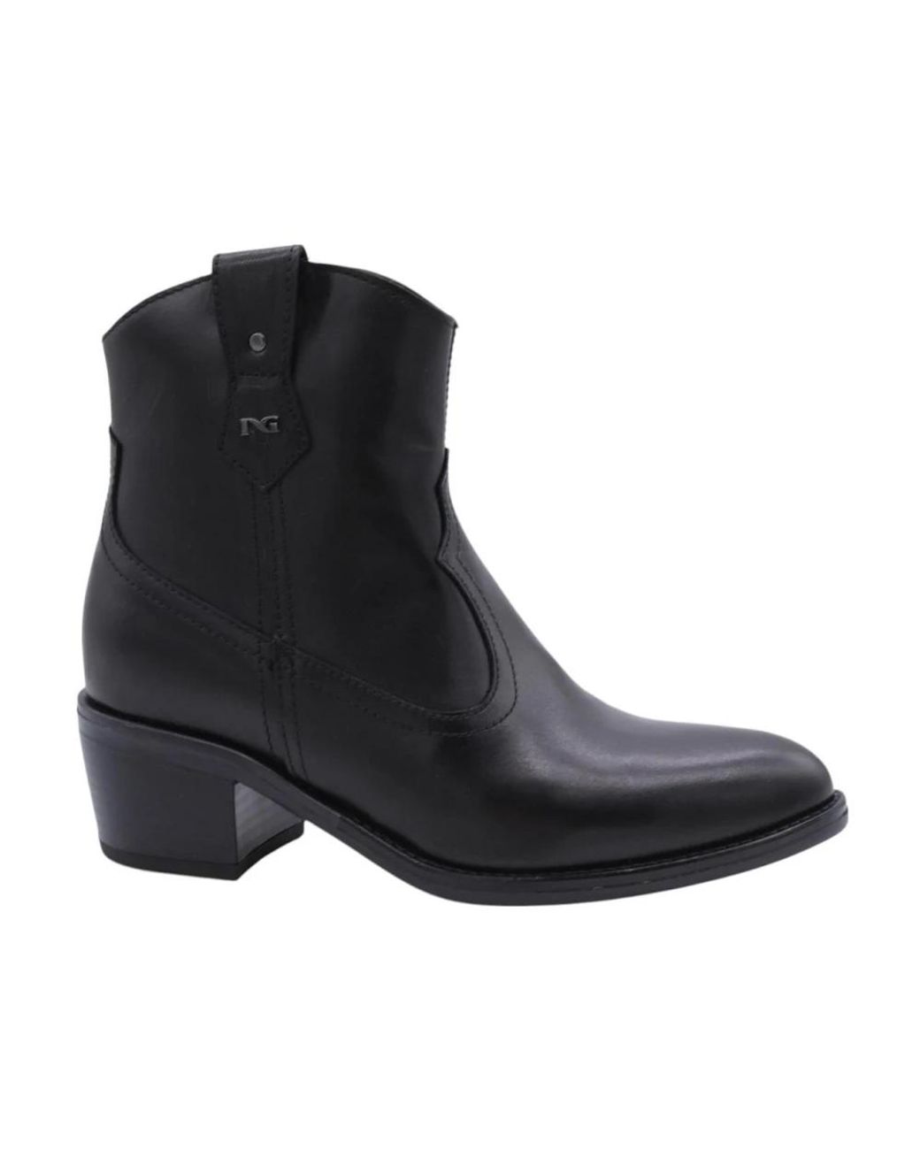 Nero Giardini Black Cowboy & Biker Boots