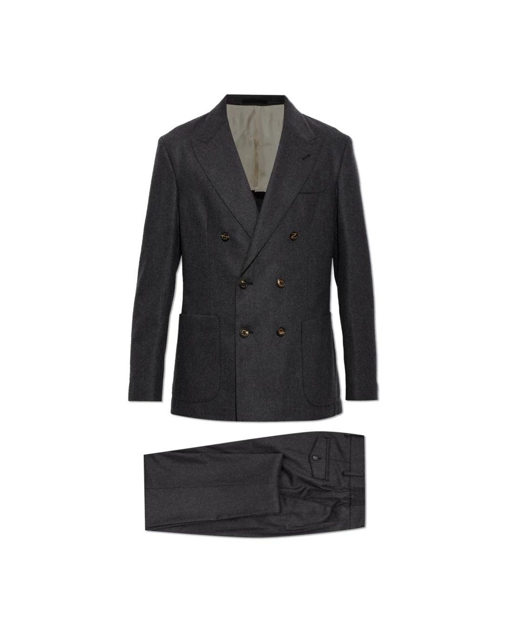 Eleventy Woolen Suit in het Black voor heren