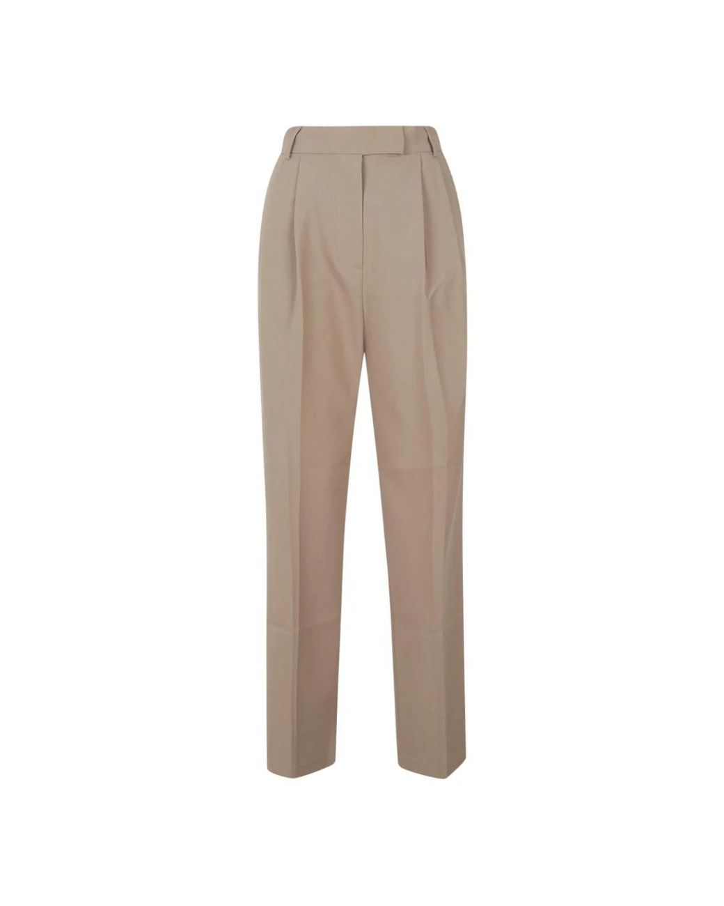 Frankie Shop Natural Wide Trousers