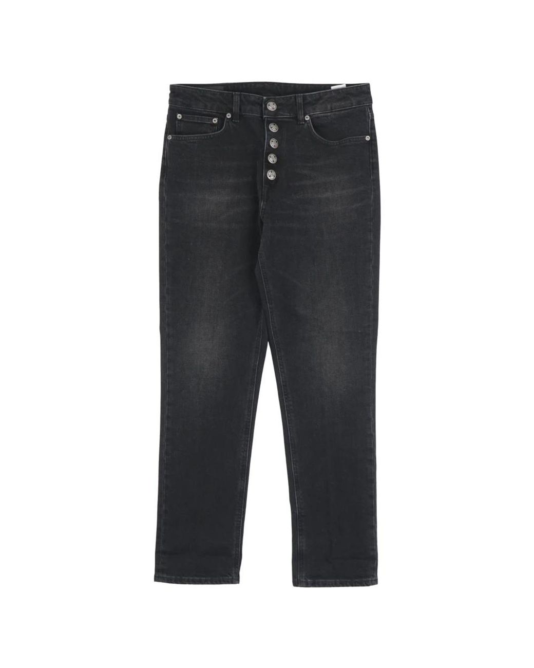 Dondup Gray Straight Jeans