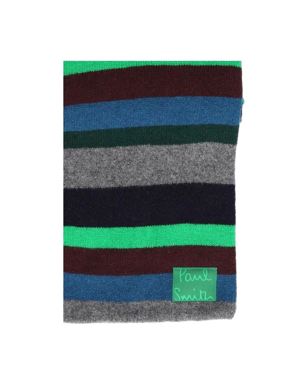 Paul Smith Green Winter Scarves for men