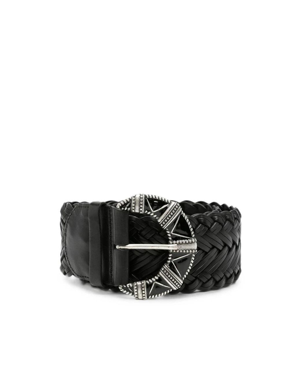 Ba&sh Black Byron Braided Belt