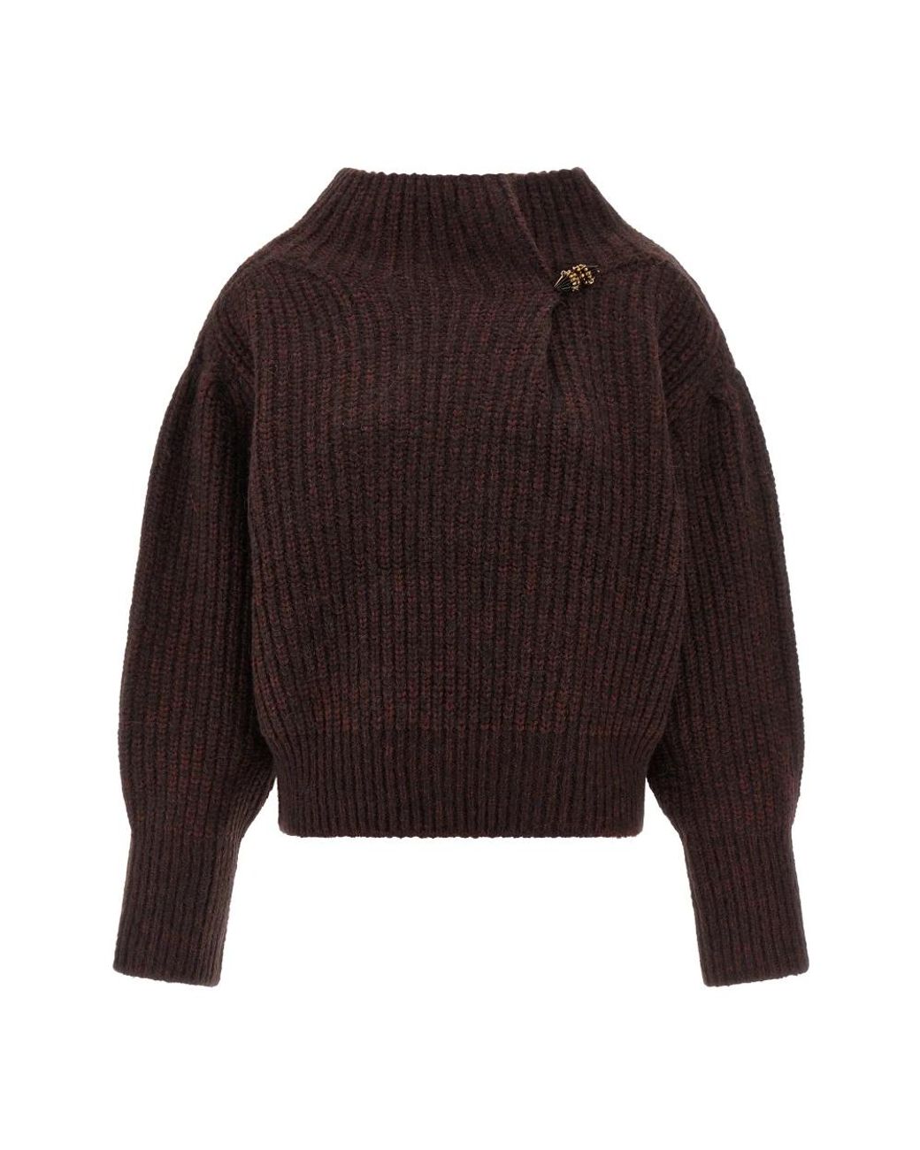 Dries Van Noten Brown Teubina Pullover