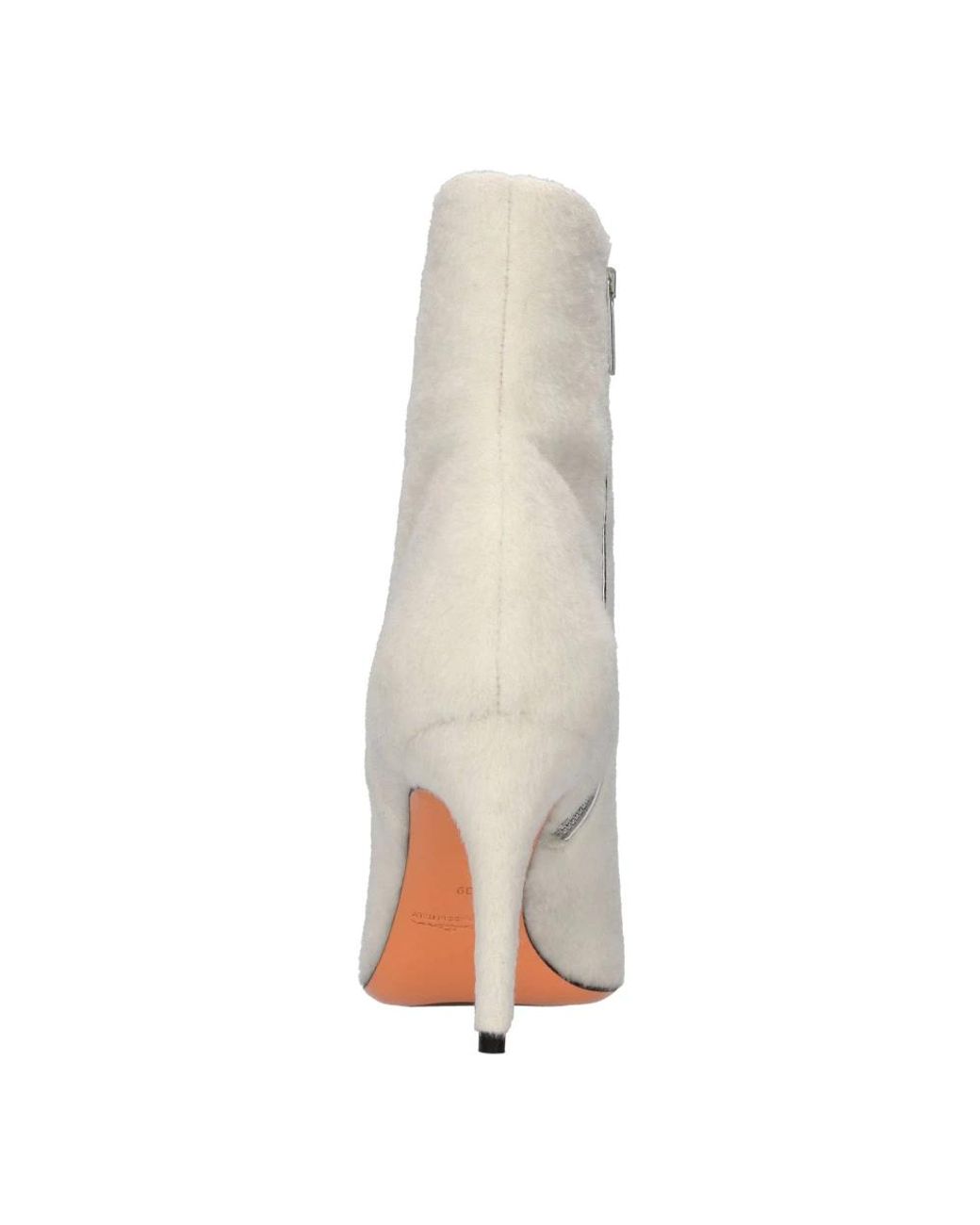 Santoni Natural Heeled Boots