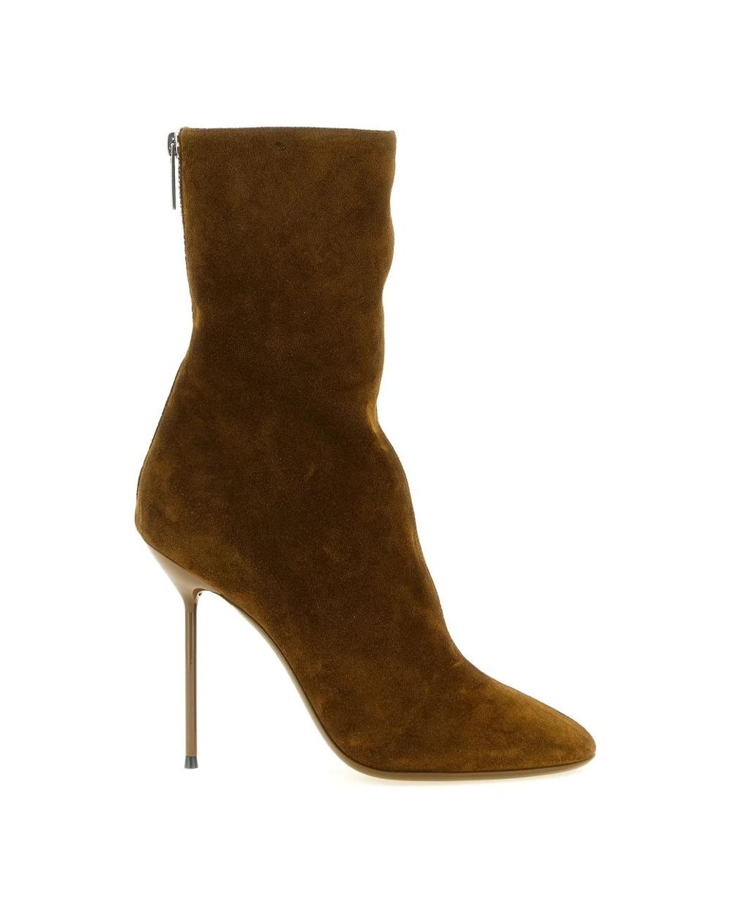 Paris Texas Brown Heeled Boots