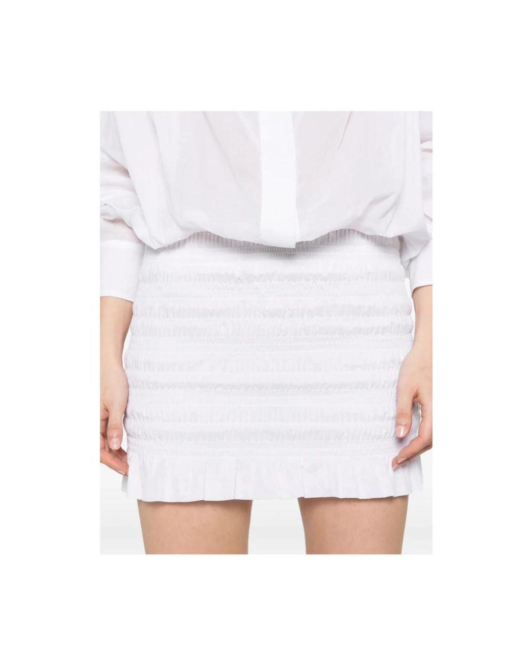 ANDAMANE White Shirt Dresses